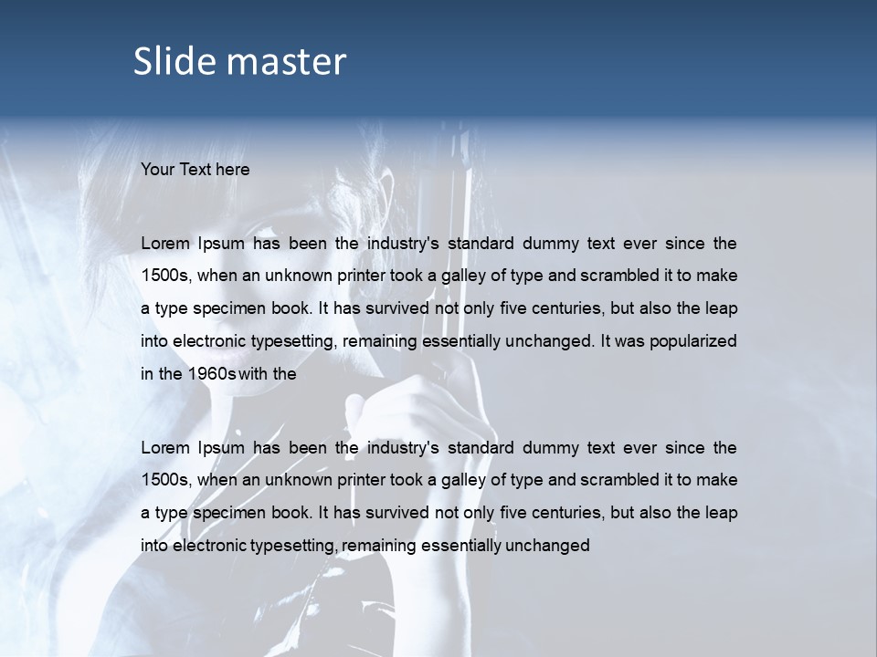 Attractive Look Black PowerPoint Template