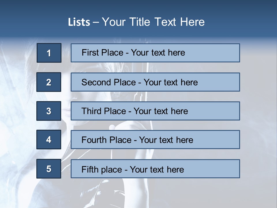 Attractive Look Black PowerPoint Template