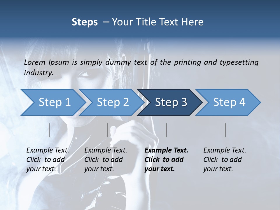 Attractive Look Black PowerPoint Template