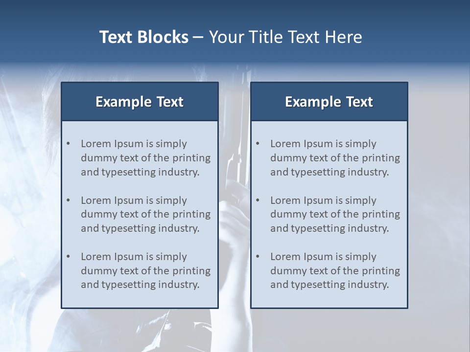Attractive Look Black PowerPoint Template