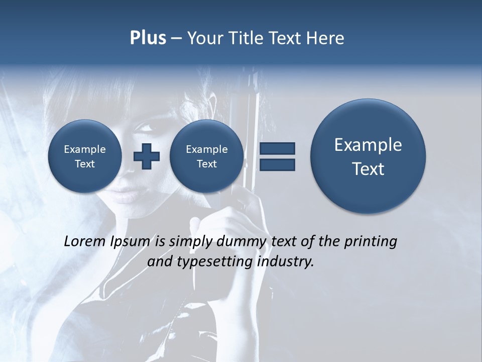 Attractive Look Black PowerPoint Template