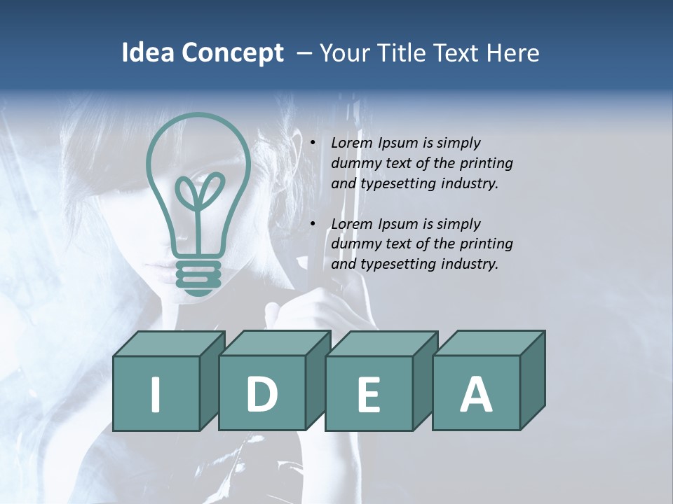 Attractive Look Black PowerPoint Template