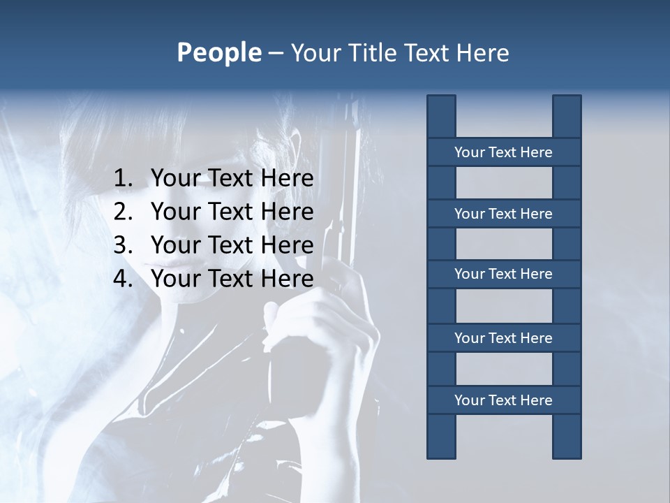 Attractive Look Black PowerPoint Template