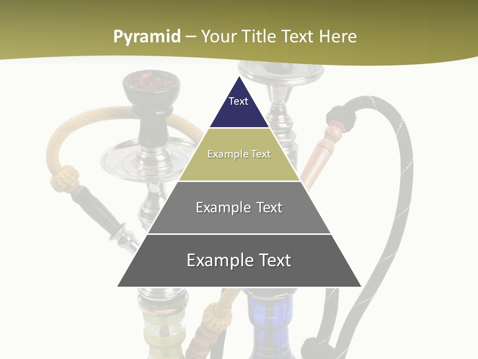 Silver Puff Hookah PowerPoint Template