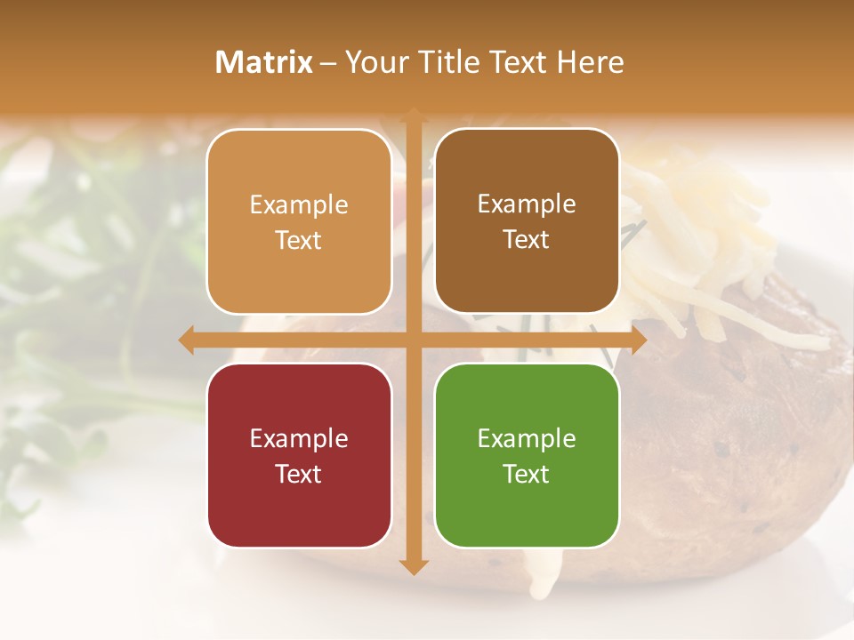 Color Chives Meal PowerPoint Template