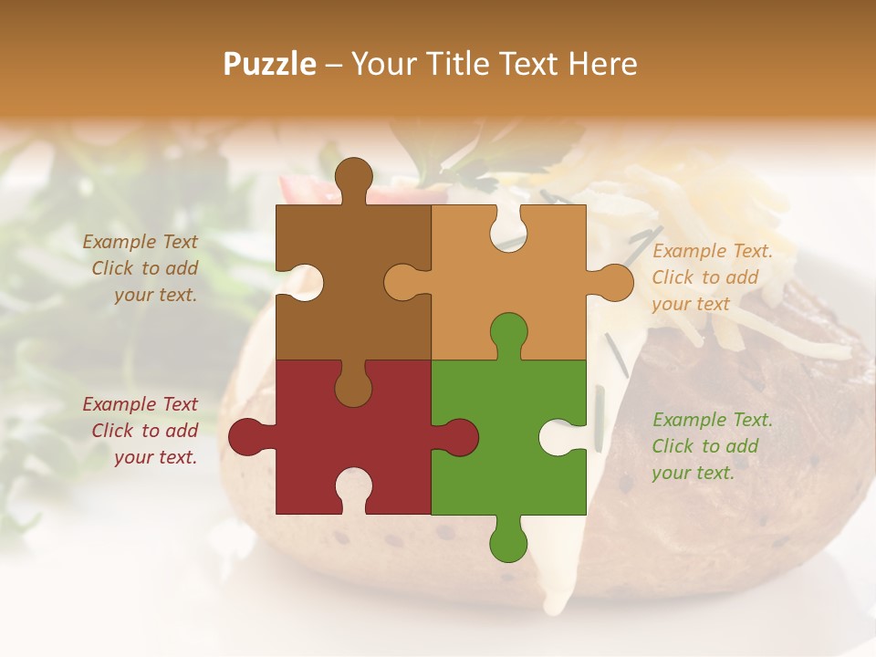 Color Chives Meal PowerPoint Template