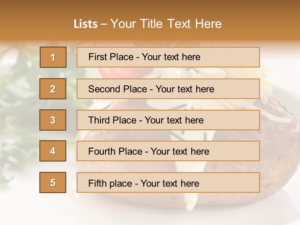 Color Chives Meal PowerPoint Template