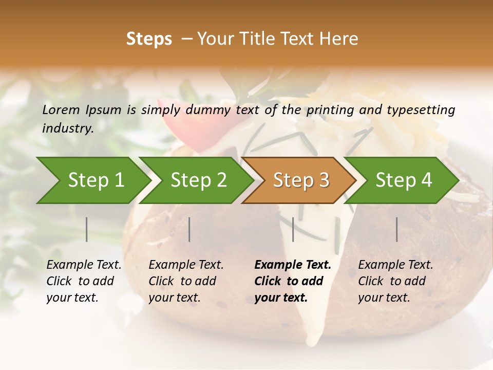 Color Chives Meal PowerPoint Template