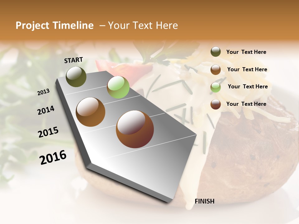 Color Chives Meal PowerPoint Template