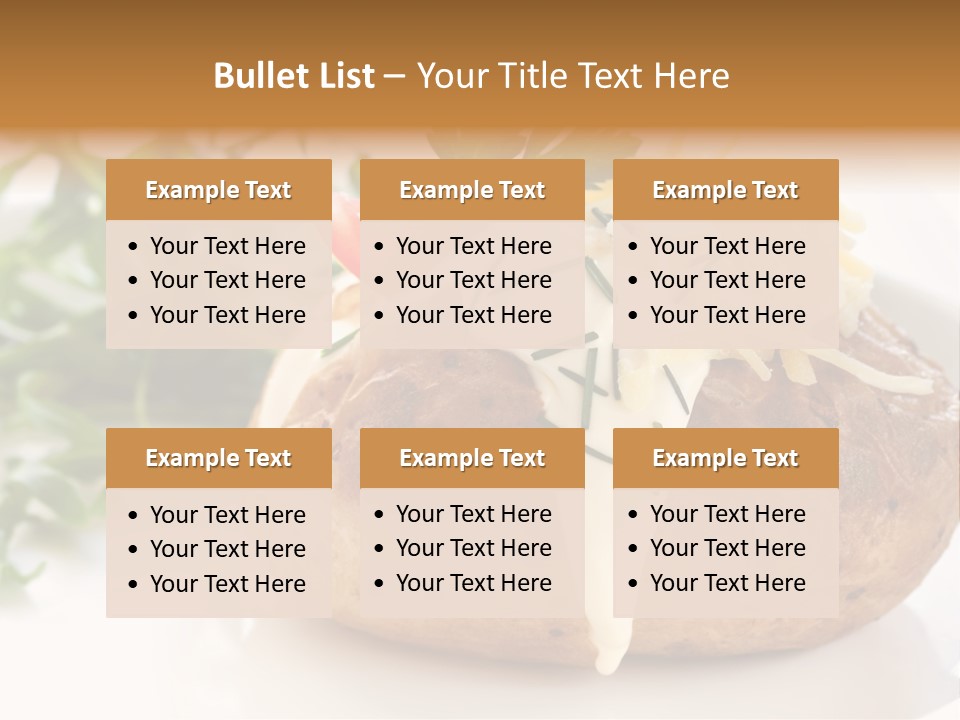 Color Chives Meal PowerPoint Template