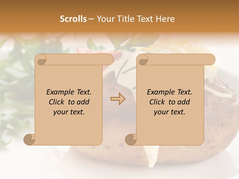 Color Chives Meal PowerPoint Template