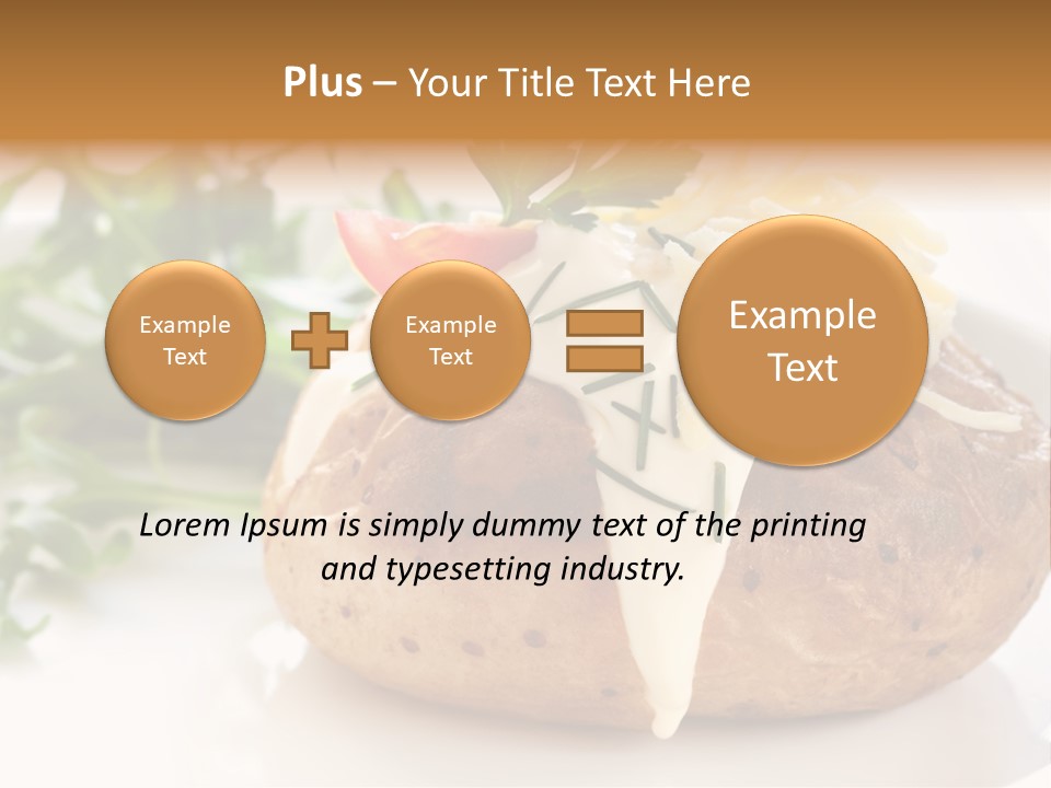 Color Chives Meal PowerPoint Template