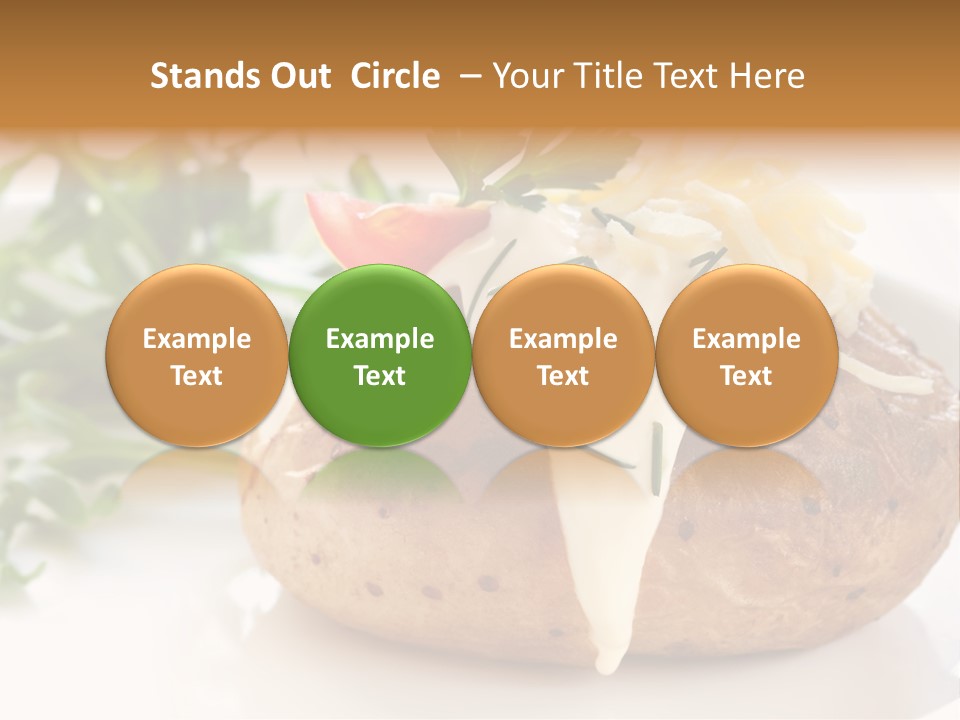 Color Chives Meal PowerPoint Template
