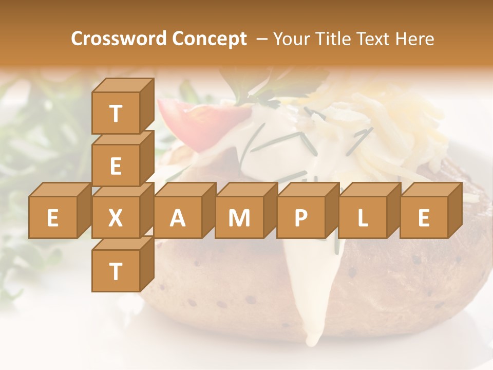 Color Chives Meal PowerPoint Template