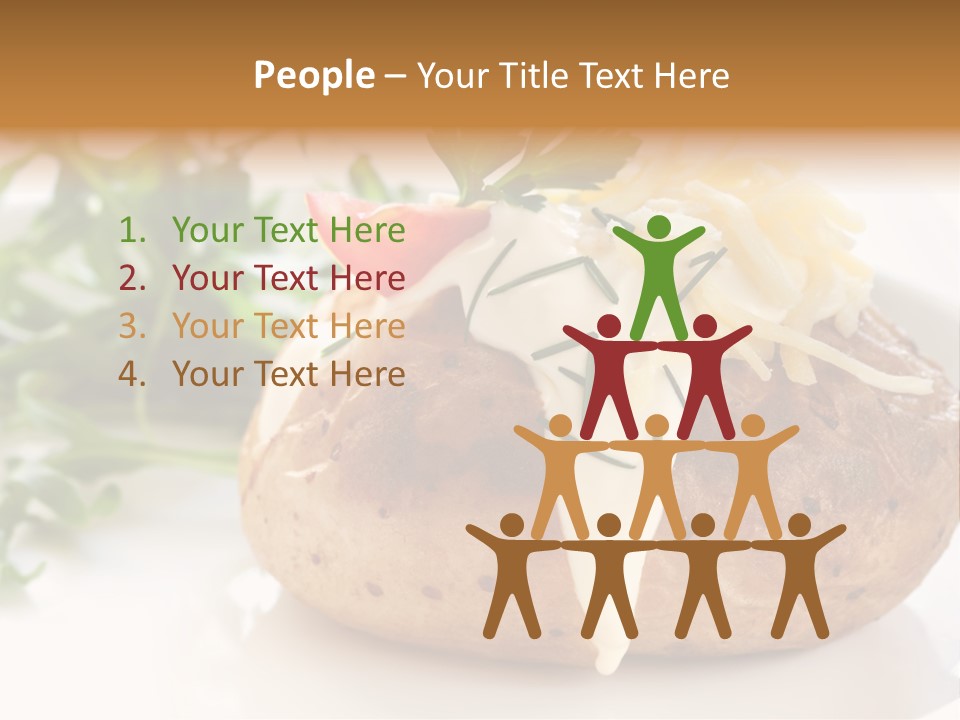 Color Chives Meal PowerPoint Template