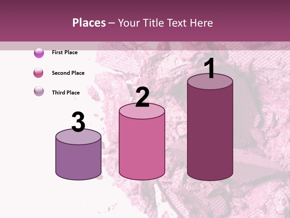 Background Eyeshadow Macro PowerPoint Template