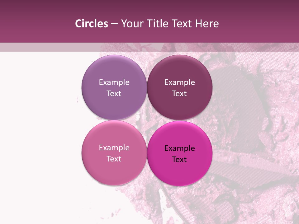 Background Eyeshadow Macro PowerPoint Template