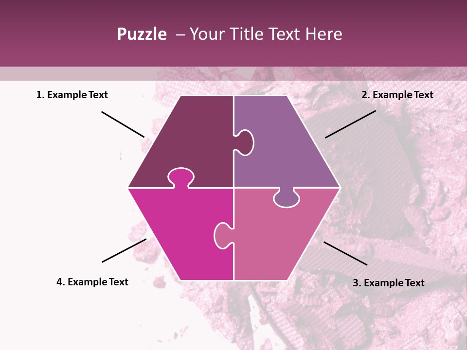 Background Eyeshadow Macro PowerPoint Template