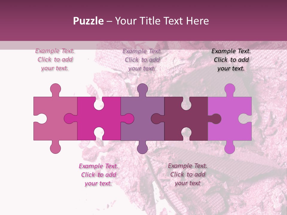 Background Eyeshadow Macro PowerPoint Template