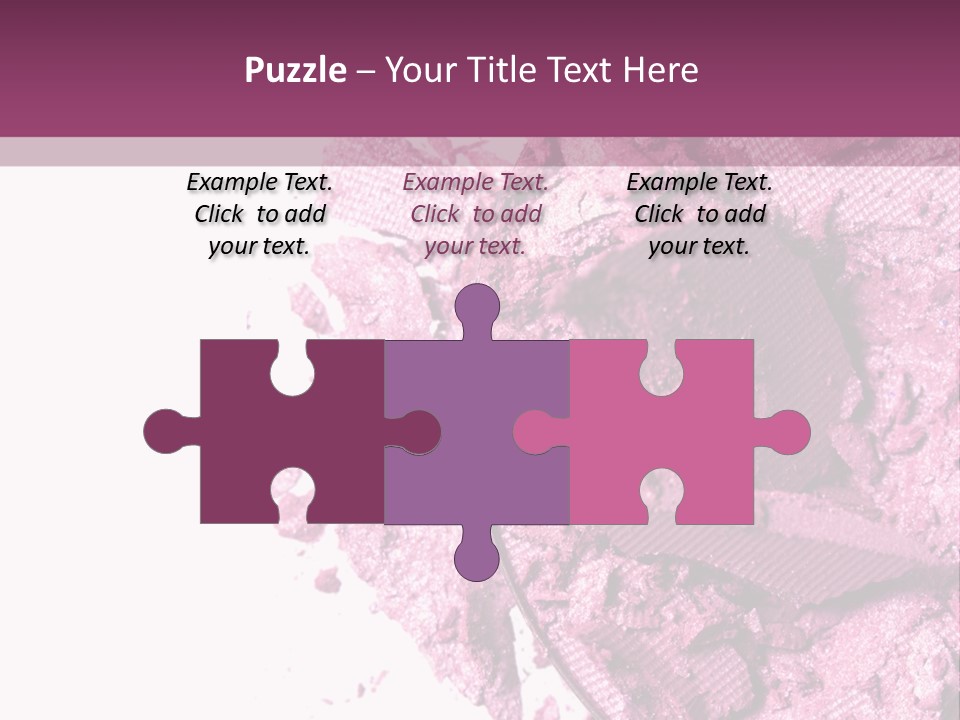 Background Eyeshadow Macro PowerPoint Template