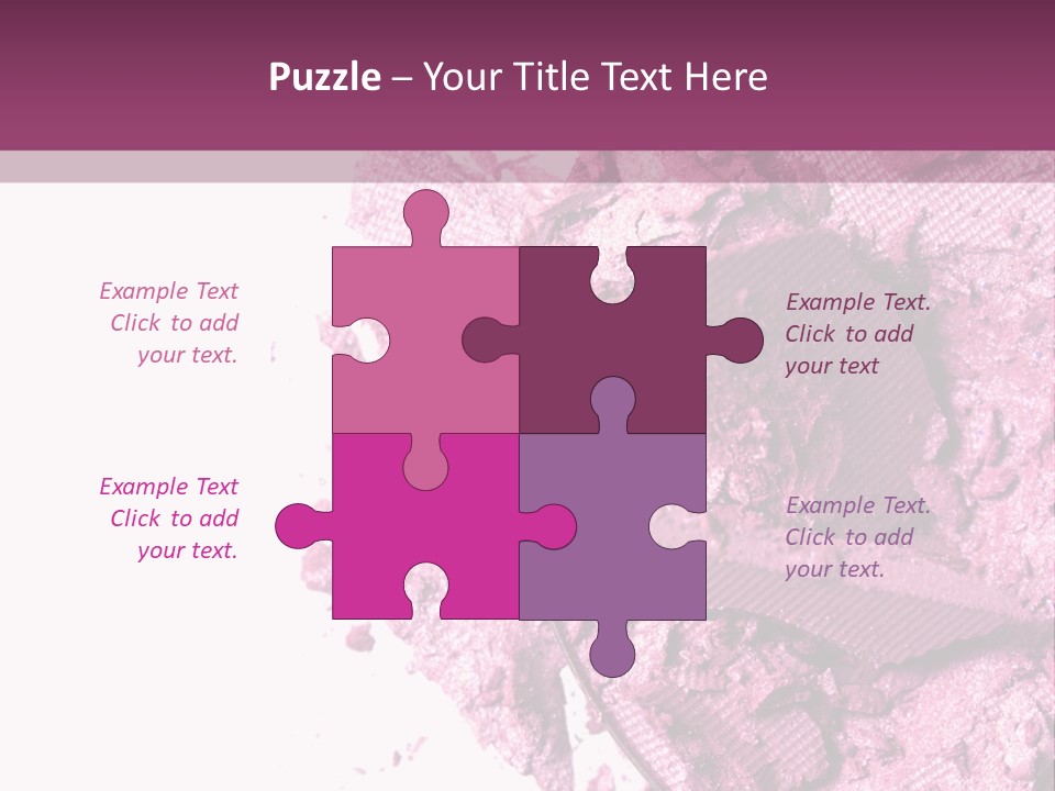 Background Eyeshadow Macro PowerPoint Template