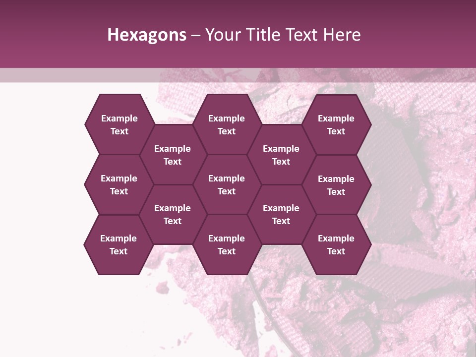 Background Eyeshadow Macro PowerPoint Template