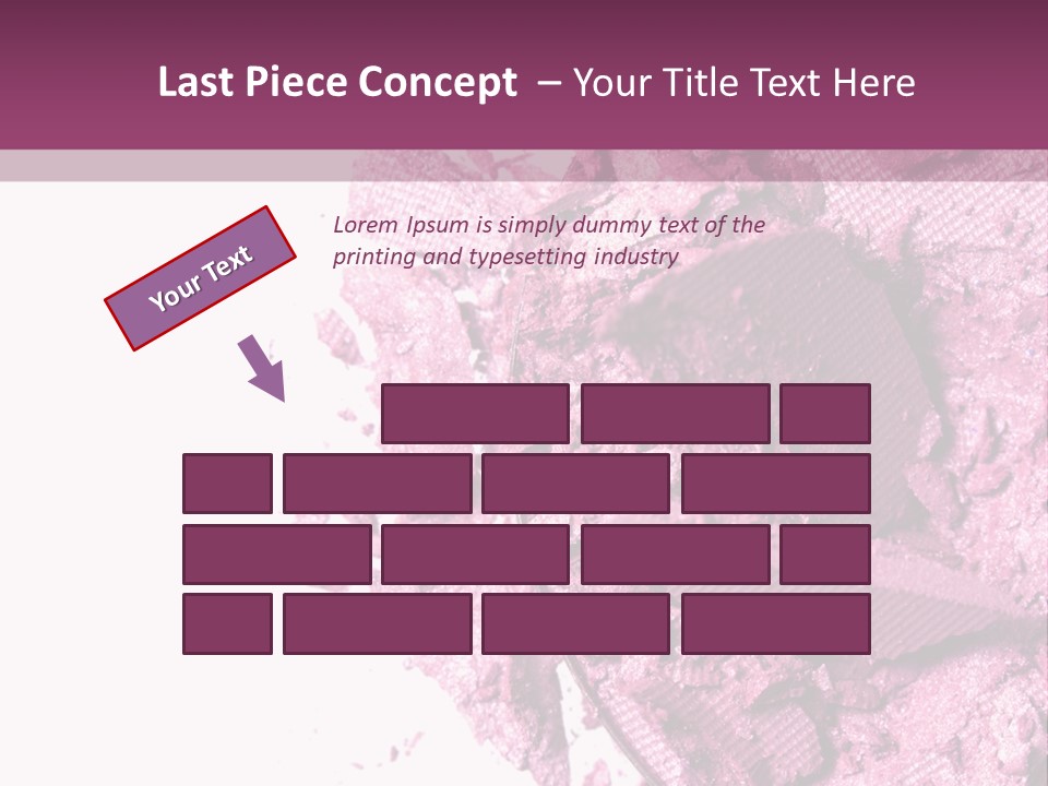 Background Eyeshadow Macro PowerPoint Template