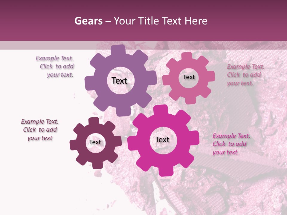 Background Eyeshadow Macro PowerPoint Template