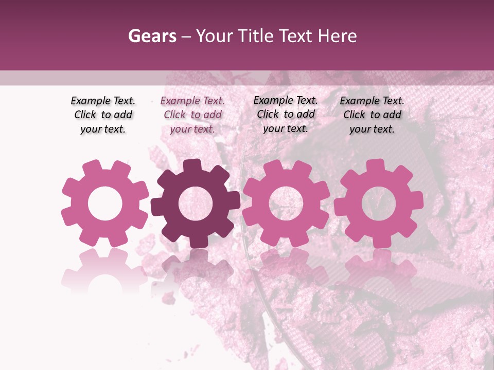 Background Eyeshadow Macro PowerPoint Template