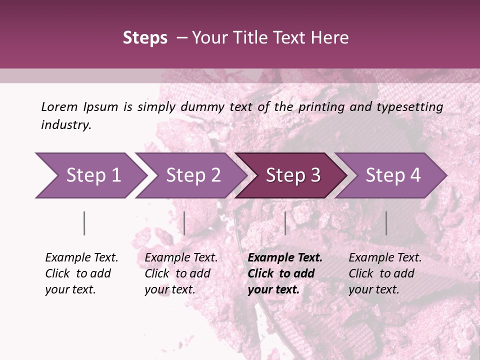 Background Eyeshadow Macro PowerPoint Template