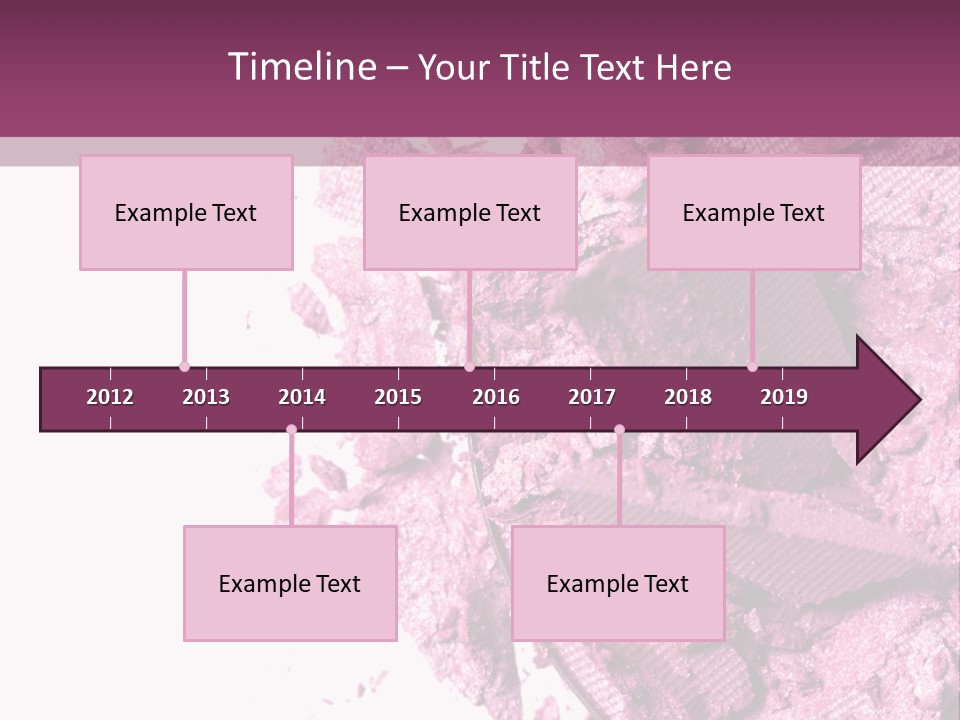 Background Eyeshadow Macro PowerPoint Template