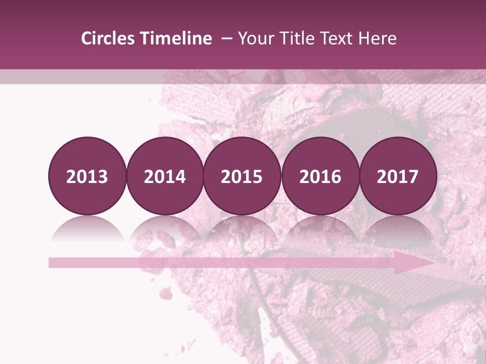 Background Eyeshadow Macro PowerPoint Template