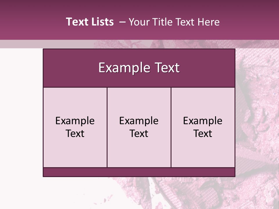 Background Eyeshadow Macro PowerPoint Template