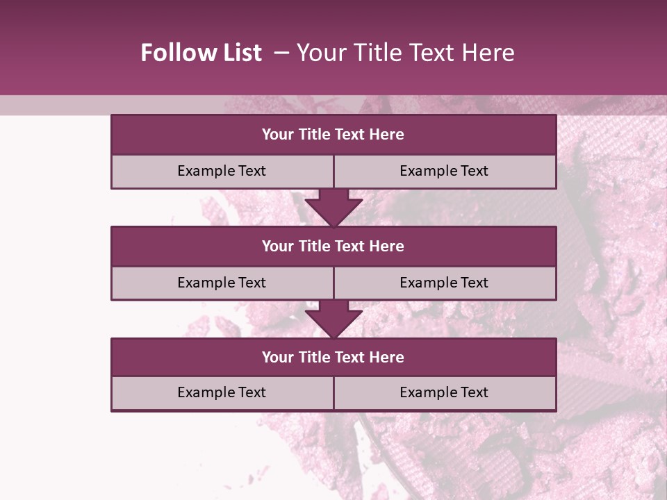 Background Eyeshadow Macro PowerPoint Template