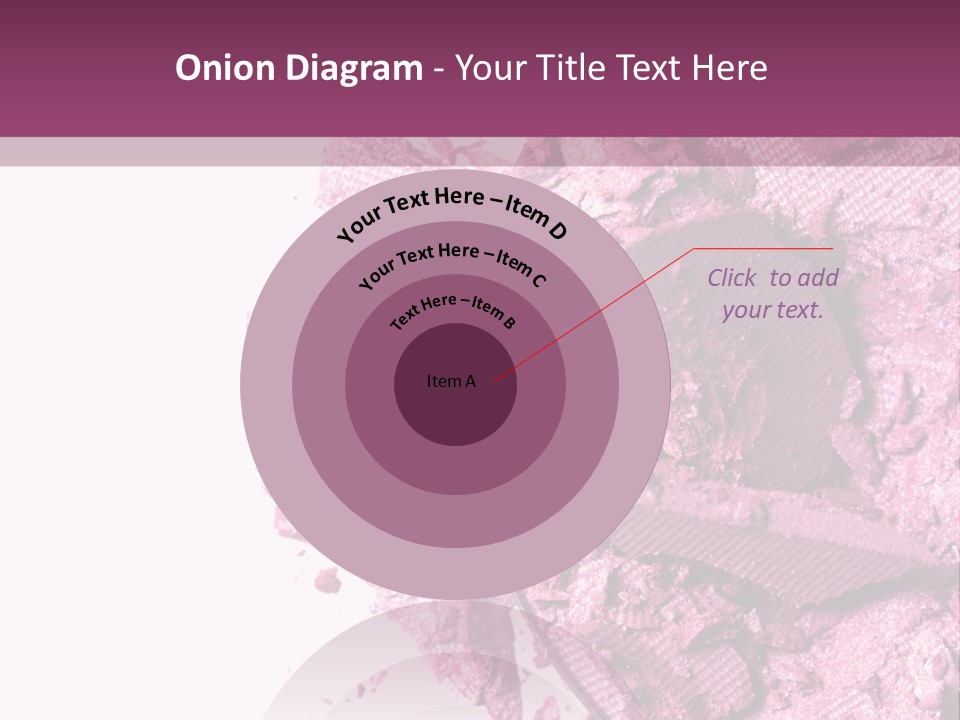 Background Eyeshadow Macro PowerPoint Template