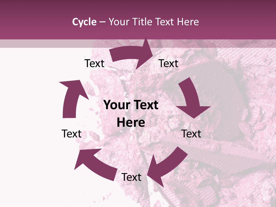 Background Eyeshadow Macro PowerPoint Template