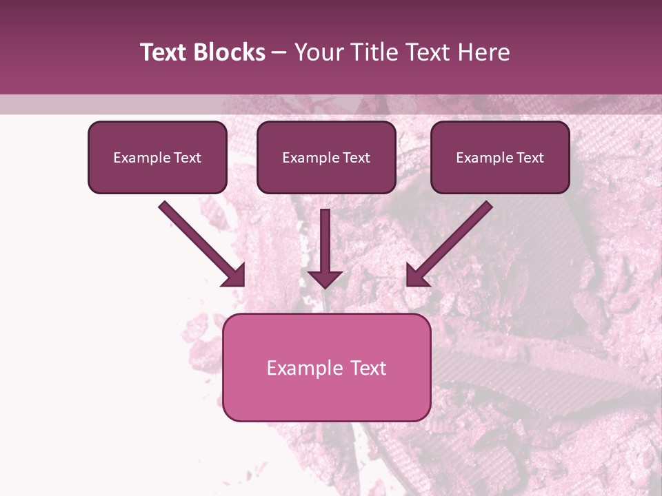 Background Eyeshadow Macro PowerPoint Template