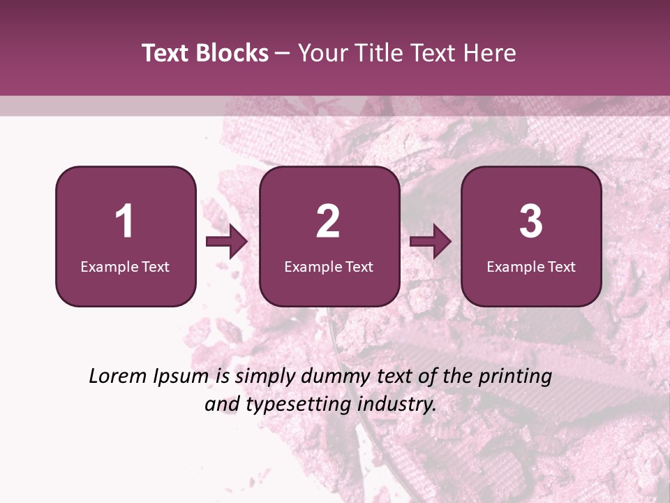 Background Eyeshadow Macro PowerPoint Template