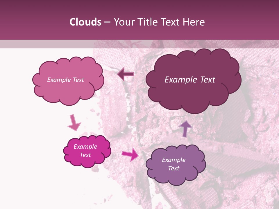 Background Eyeshadow Macro PowerPoint Template