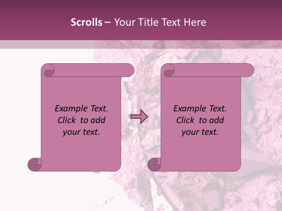 Background Eyeshadow Macro PowerPoint Template