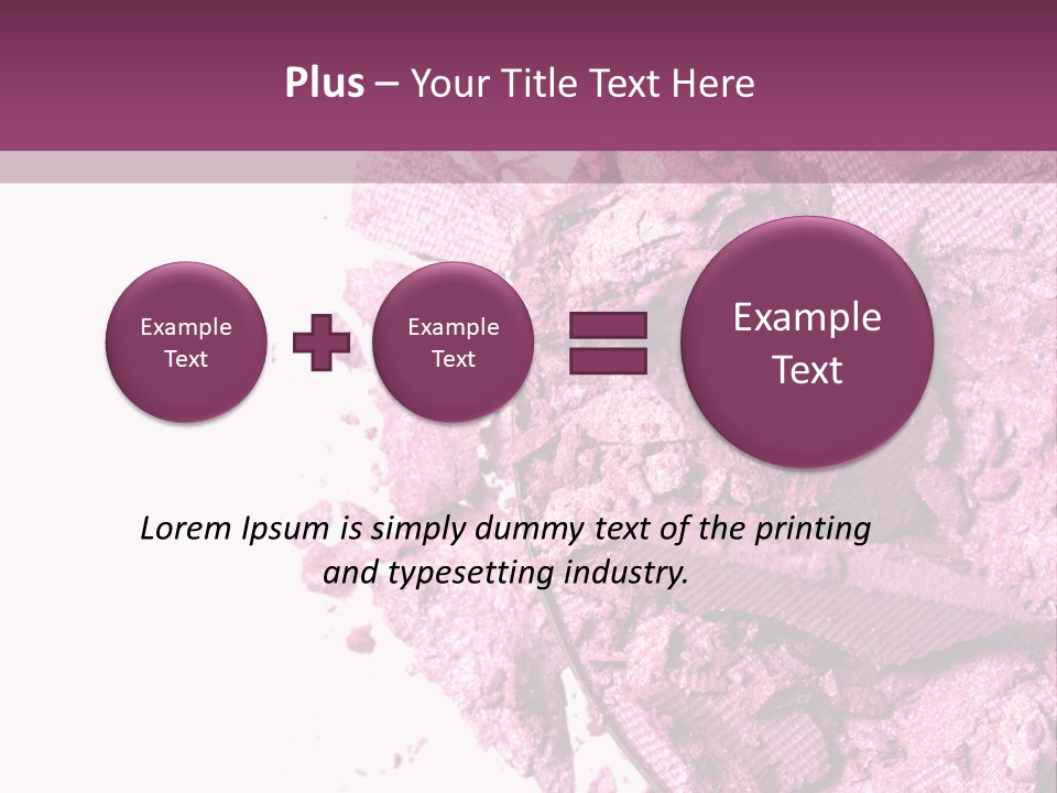 Background Eyeshadow Macro PowerPoint Template