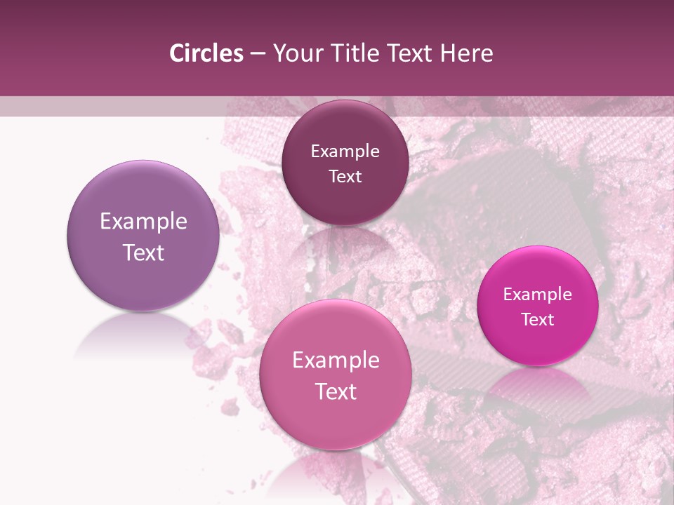 Background Eyeshadow Macro PowerPoint Template