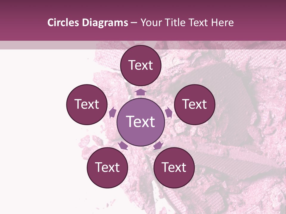 Background Eyeshadow Macro PowerPoint Template