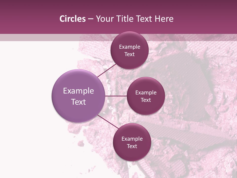 Background Eyeshadow Macro PowerPoint Template