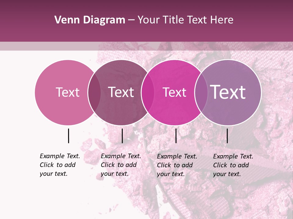 Background Eyeshadow Macro PowerPoint Template