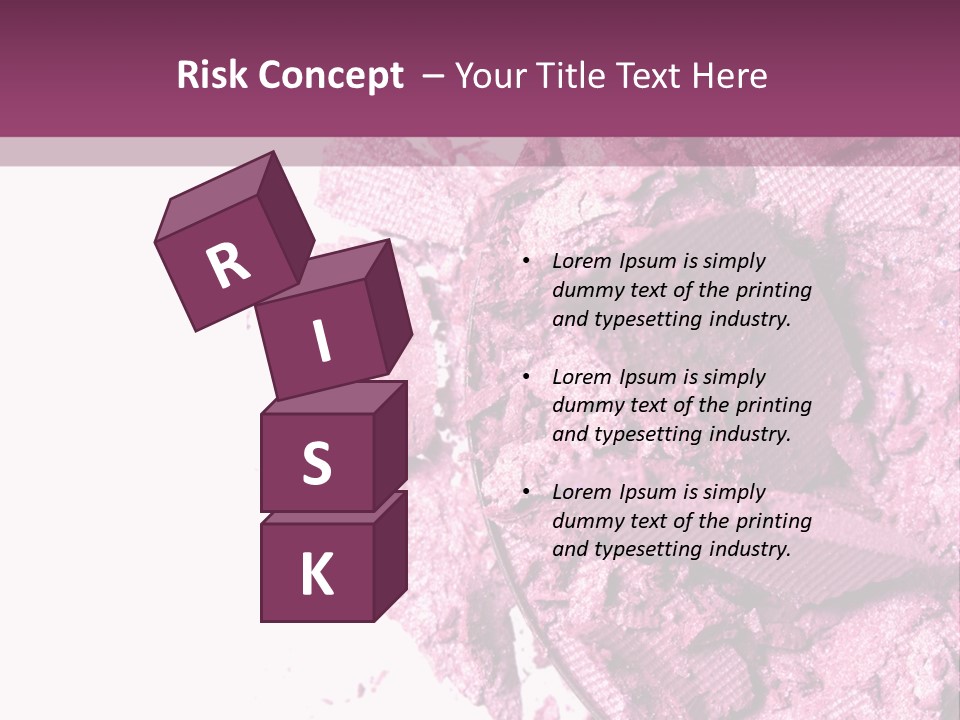 Background Eyeshadow Macro PowerPoint Template