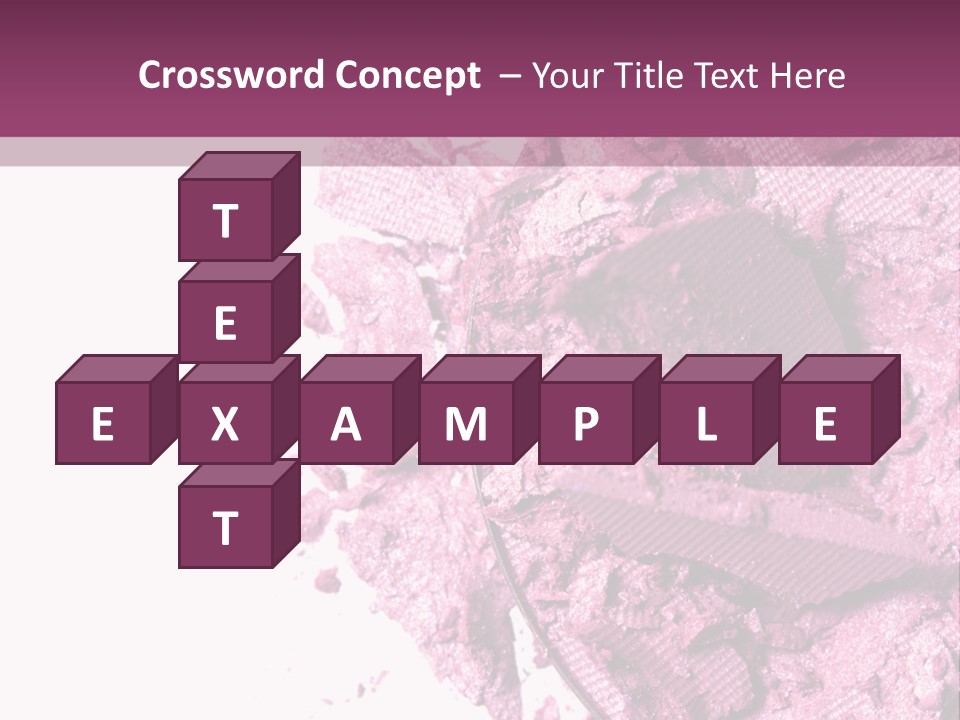 Background Eyeshadow Macro PowerPoint Template