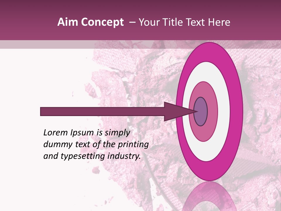 Background Eyeshadow Macro PowerPoint Template
