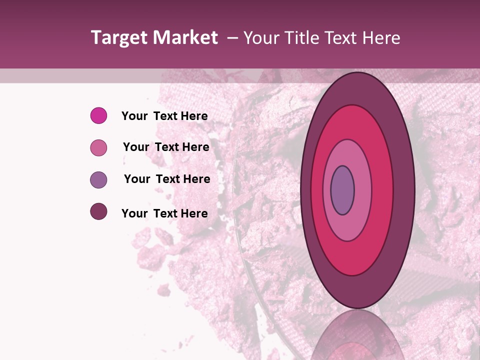 Background Eyeshadow Macro PowerPoint Template