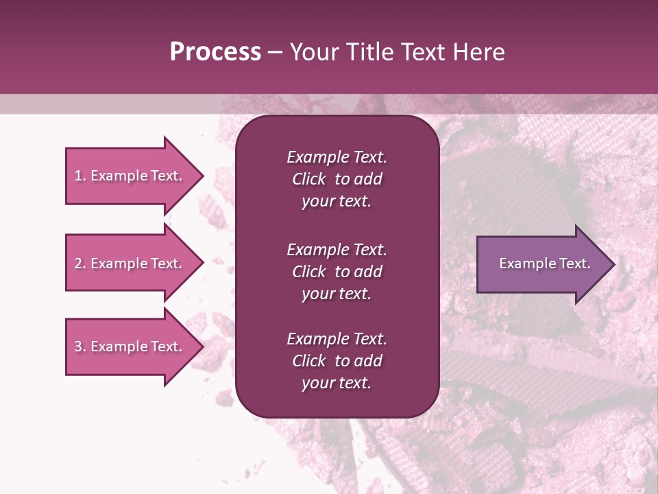 Background Eyeshadow Macro PowerPoint Template